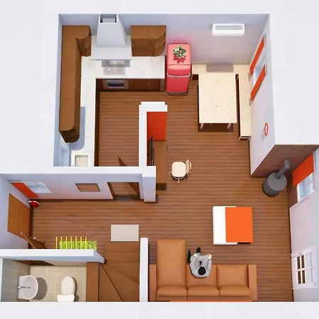 아파트 Family House In Baleal *